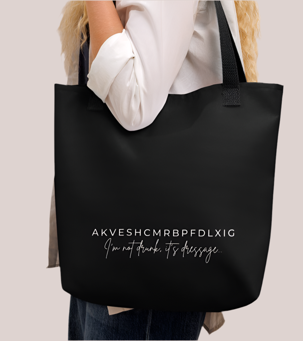 ”It’s dressage” Tote Bag