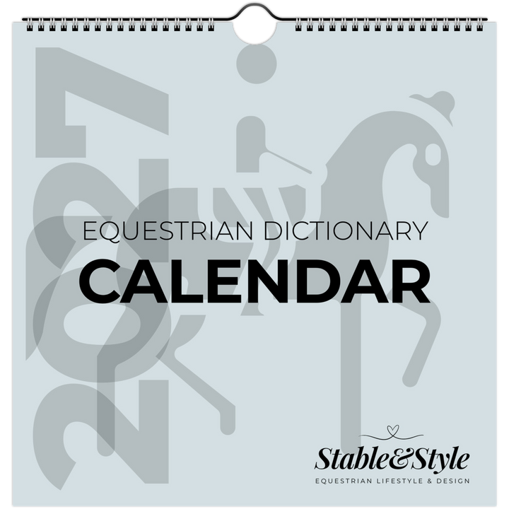 Equestrian Dictionary Calendar 2027