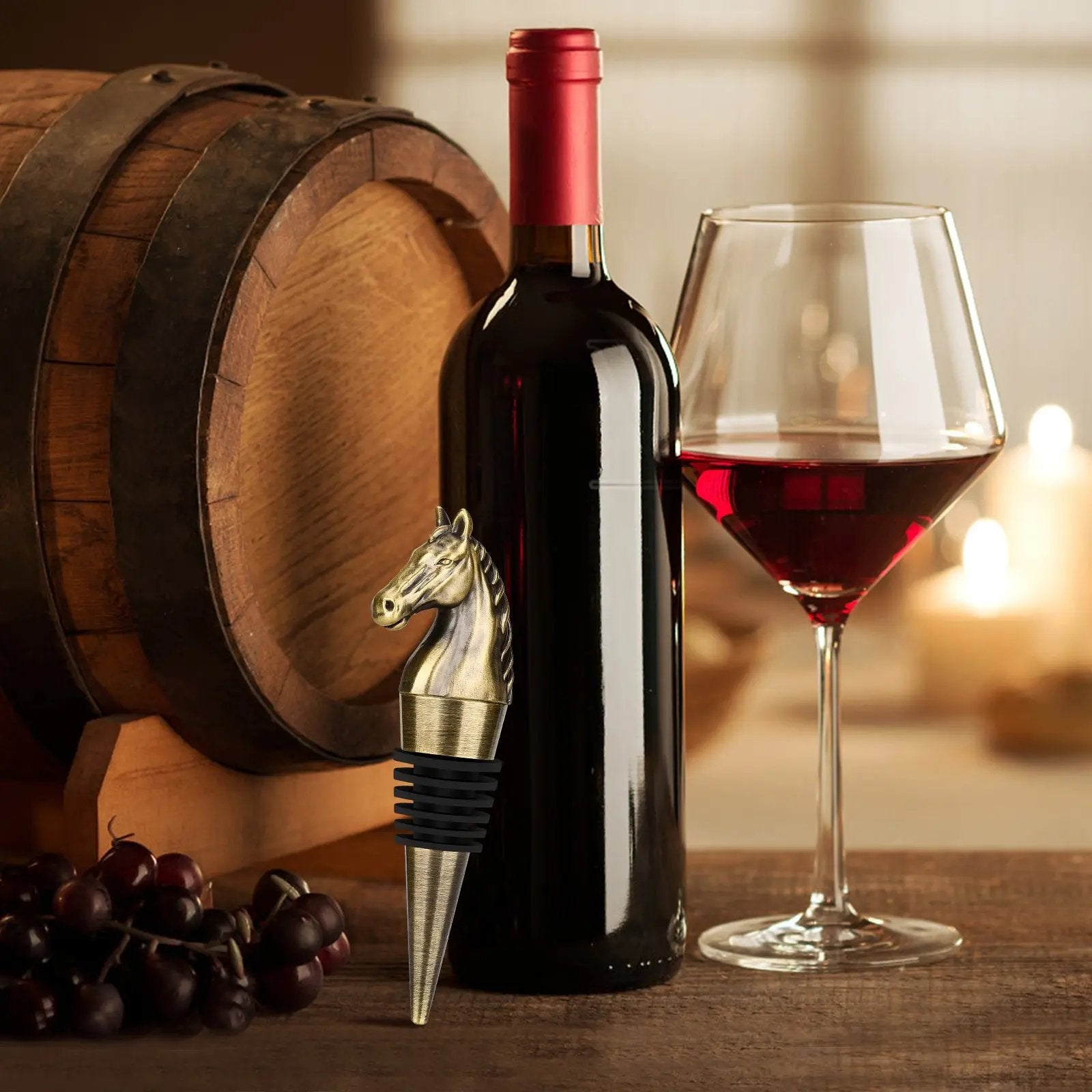 Vintage Wine Stopper Stable & Style