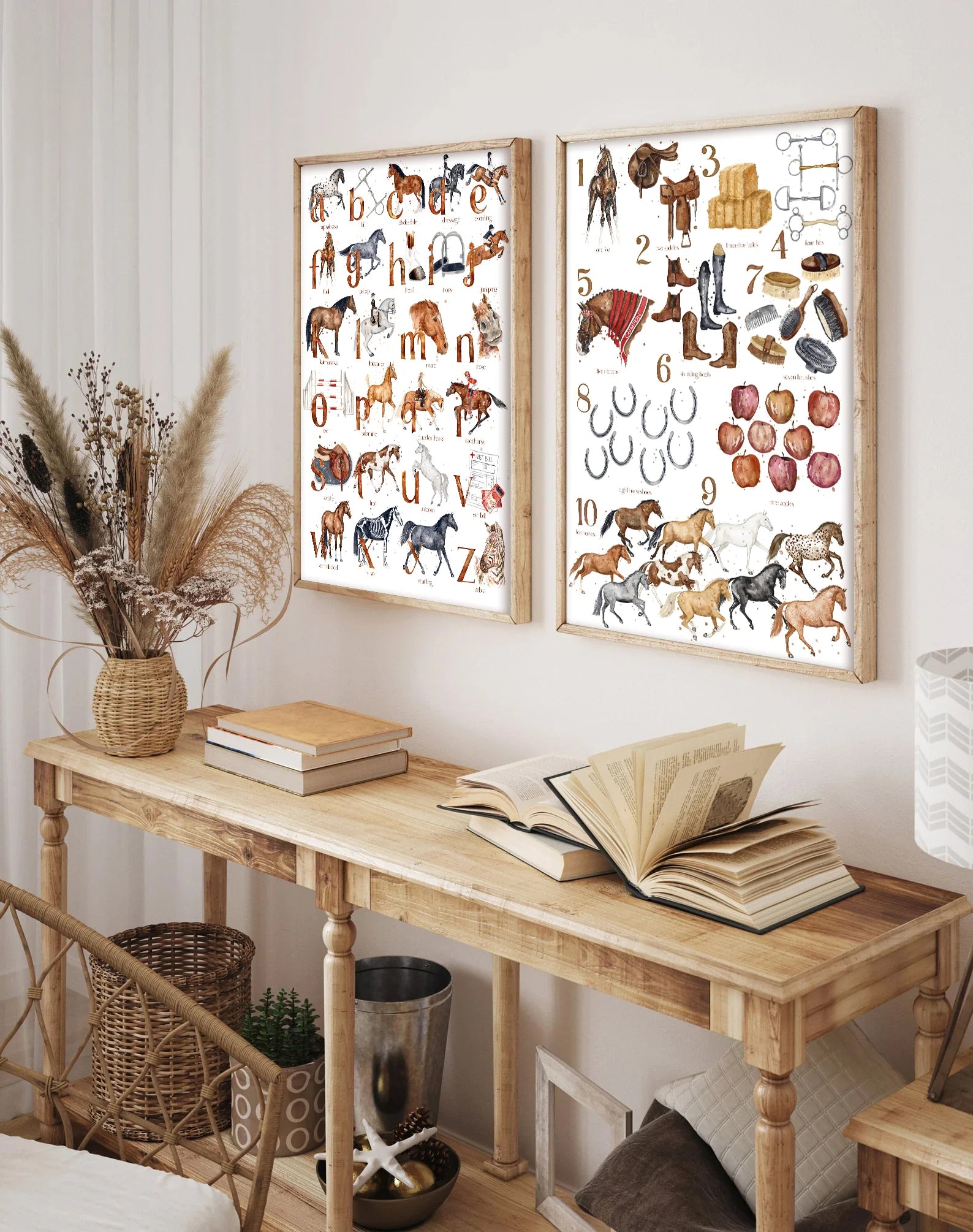 Equestrian 123 - Watercolour Art Print