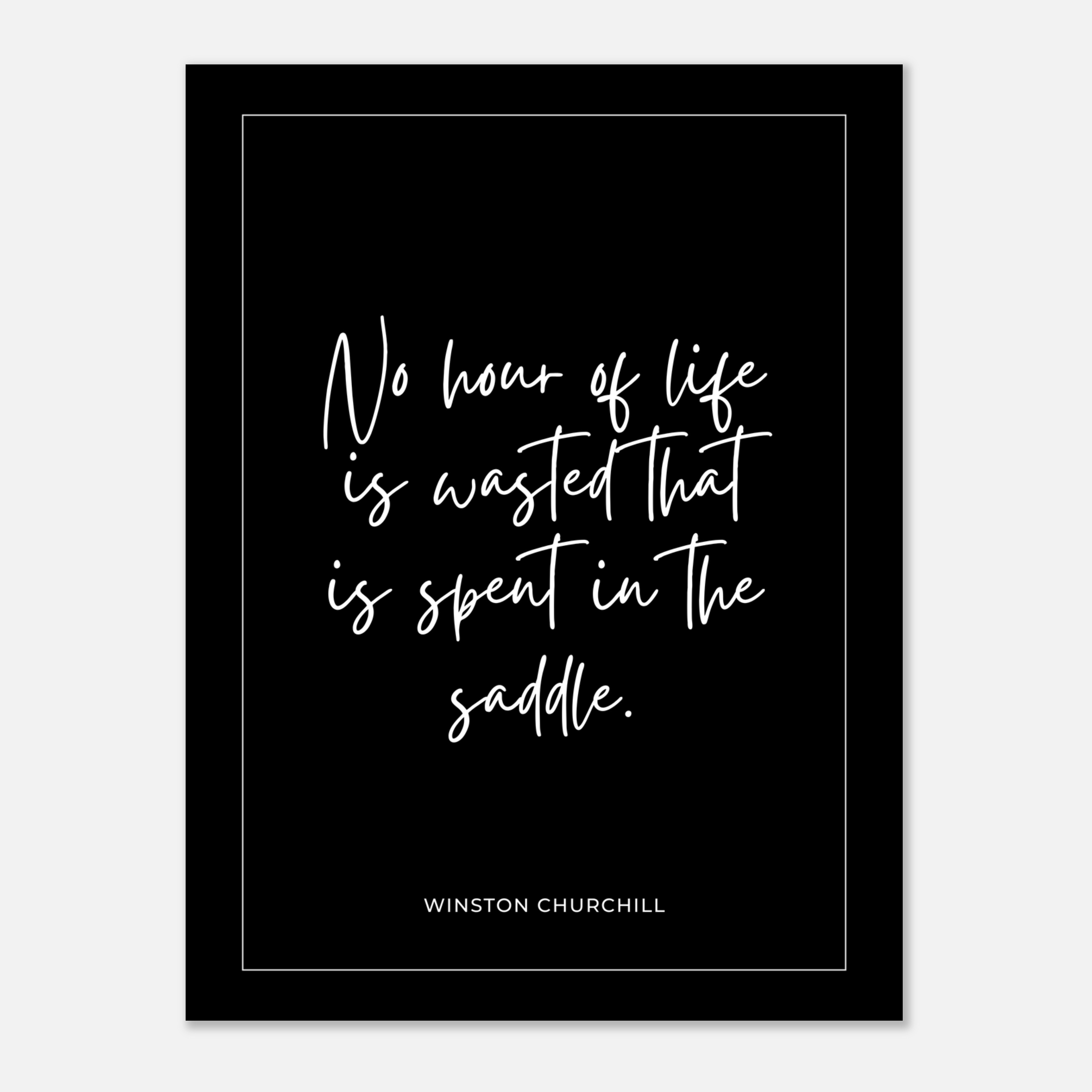 Horsey Quote Mini Print #3