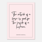 Horsey Quote Mini Print #1