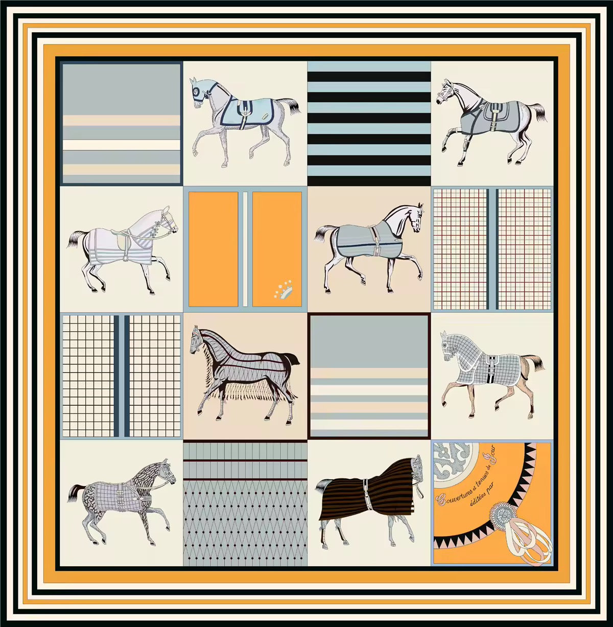 Vintage Silk Scarf
