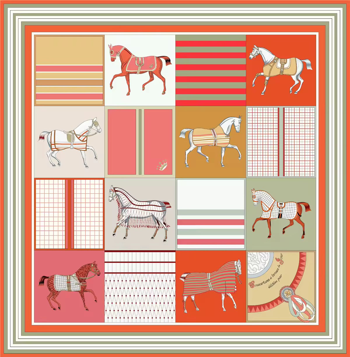Vintage Silk Scarf