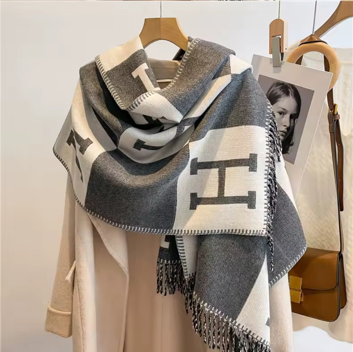 Equestrian Cashmere Scarf