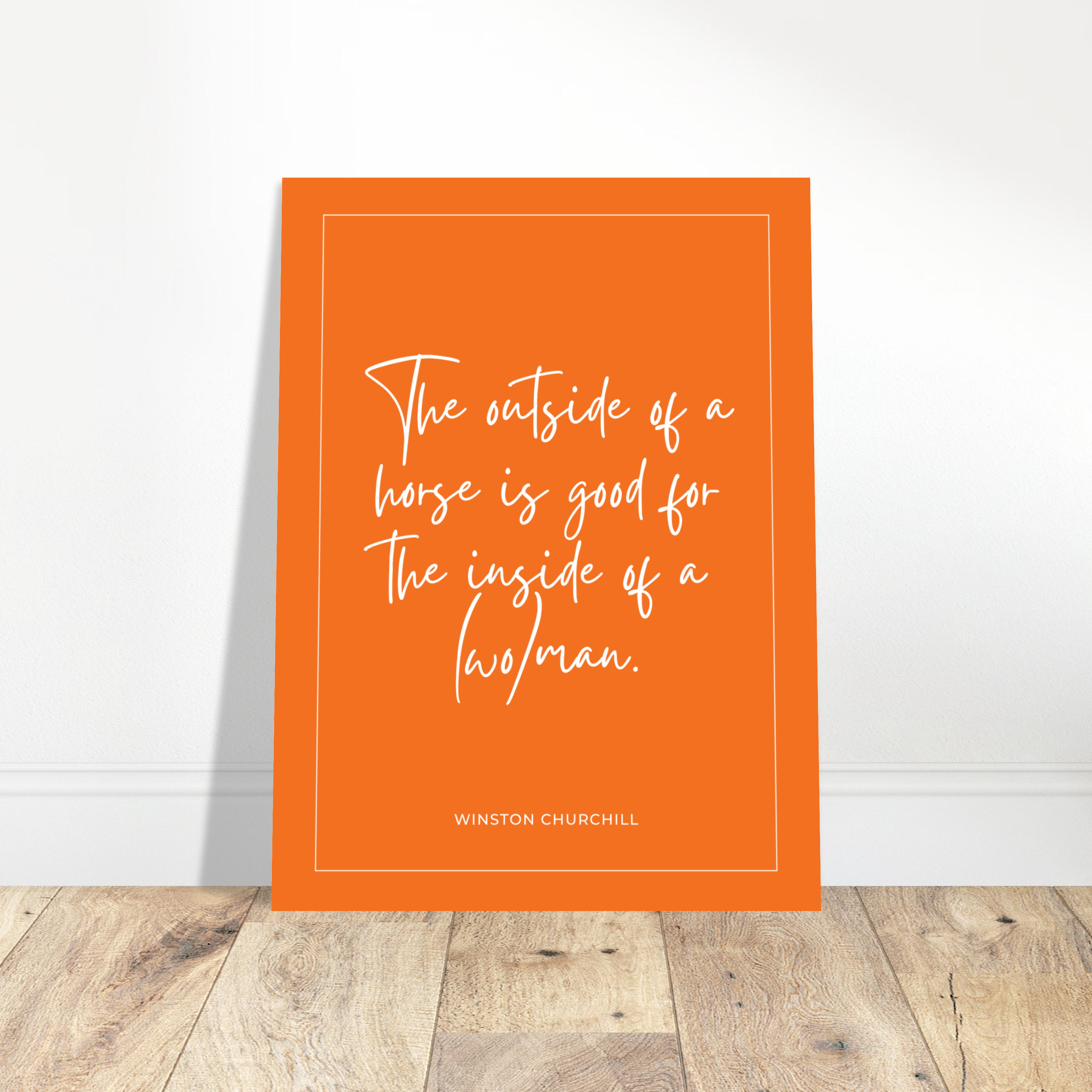 Horsey Quote Mini Print #1