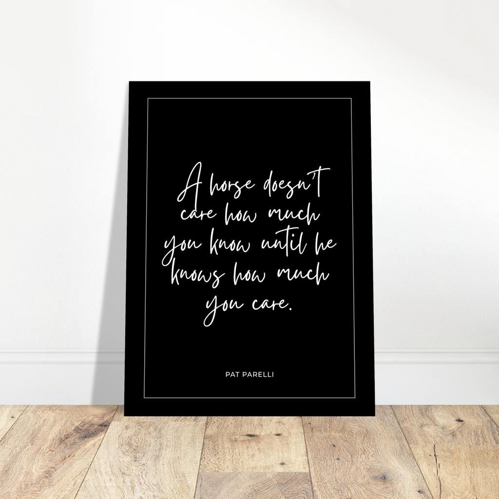 Horsey Quote Mini Print #4