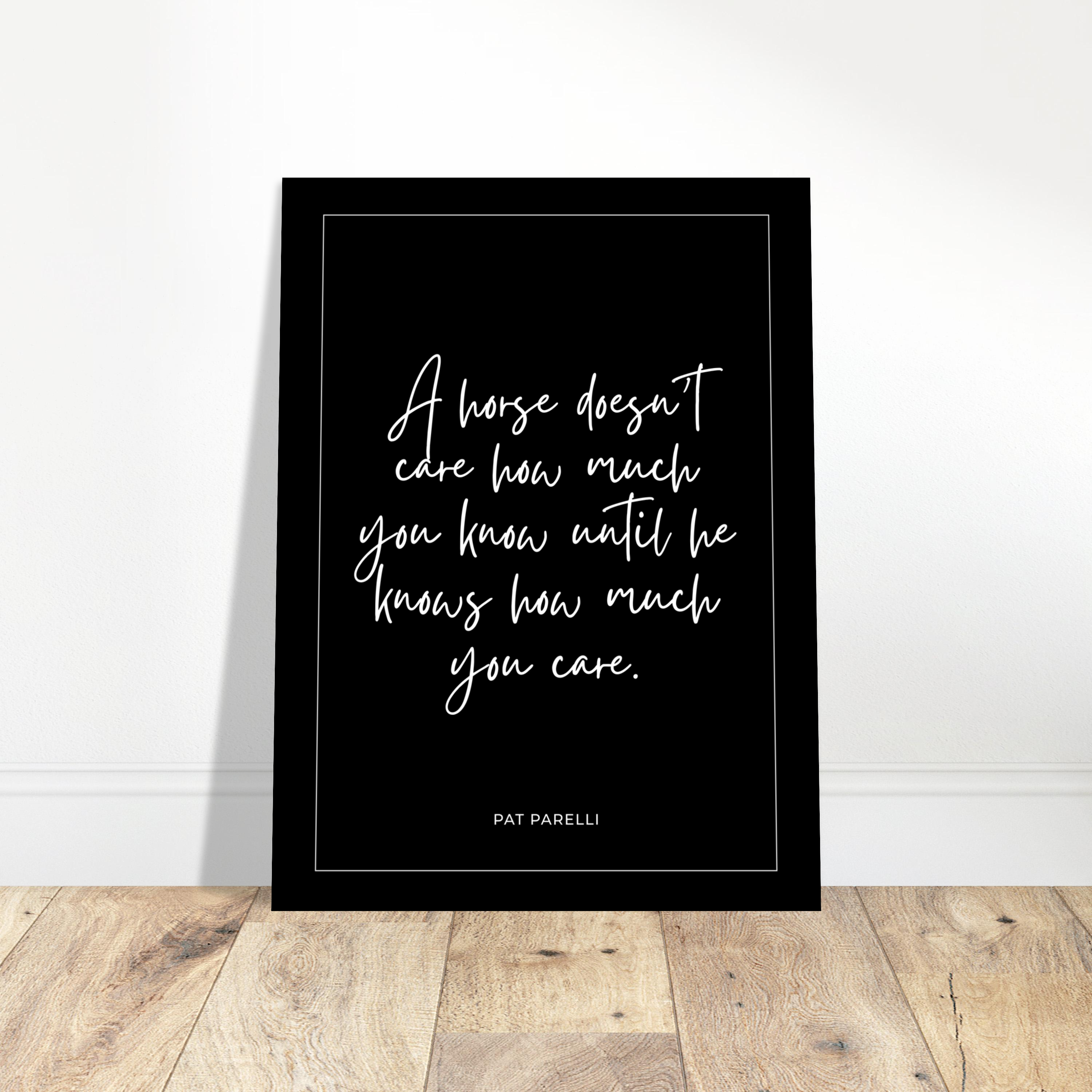 Horsey Quote Mini Print #4