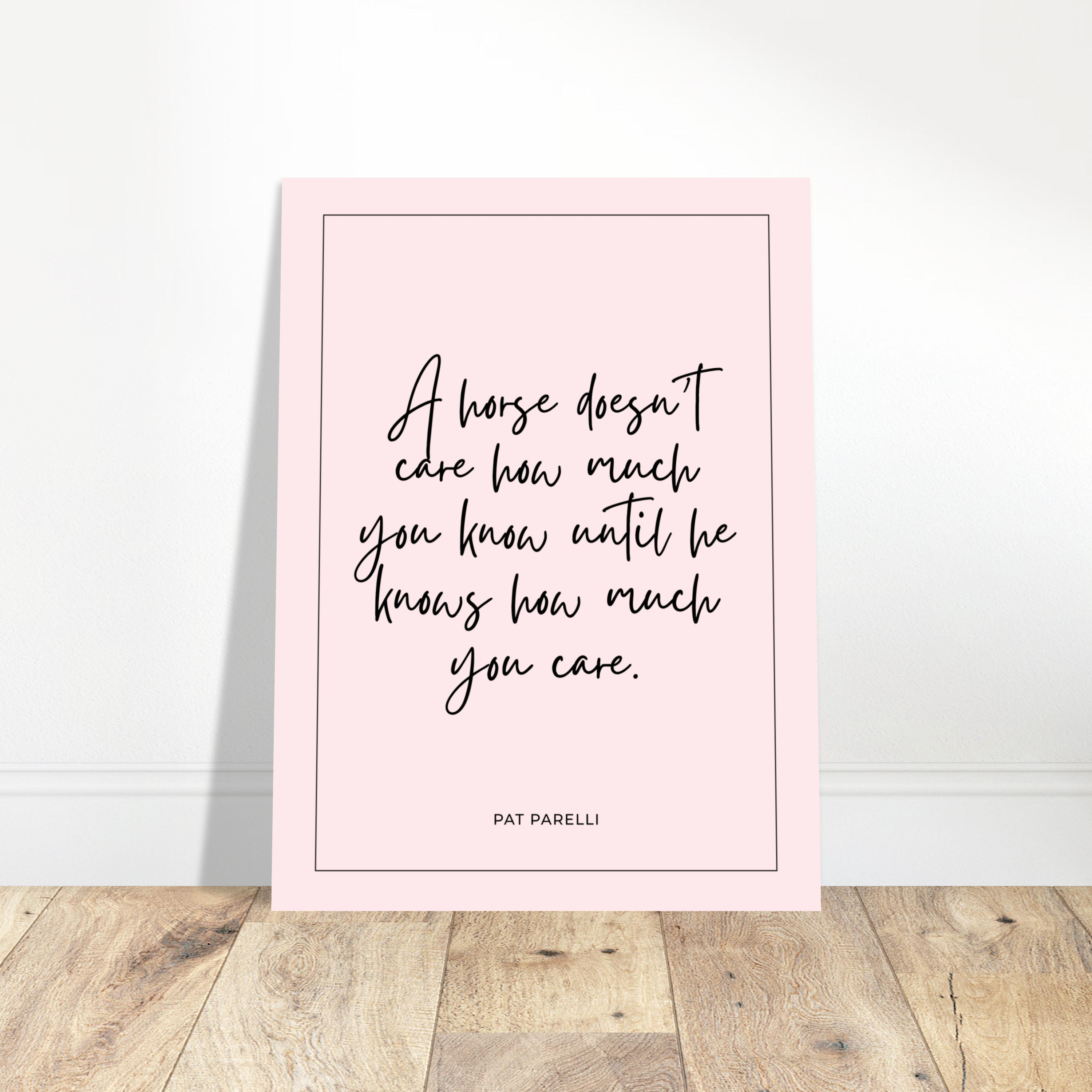 Horsey Quote Mini Print #4