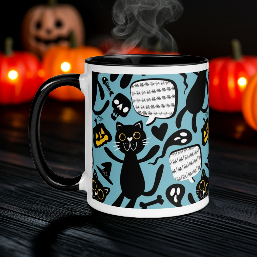 Halloween Cat Mug Stable & Style