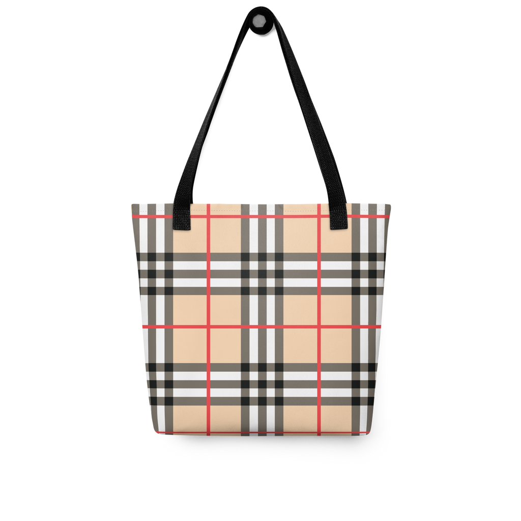 Burberry Style Tote Bag