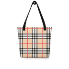 Burberry Style Tote Bag