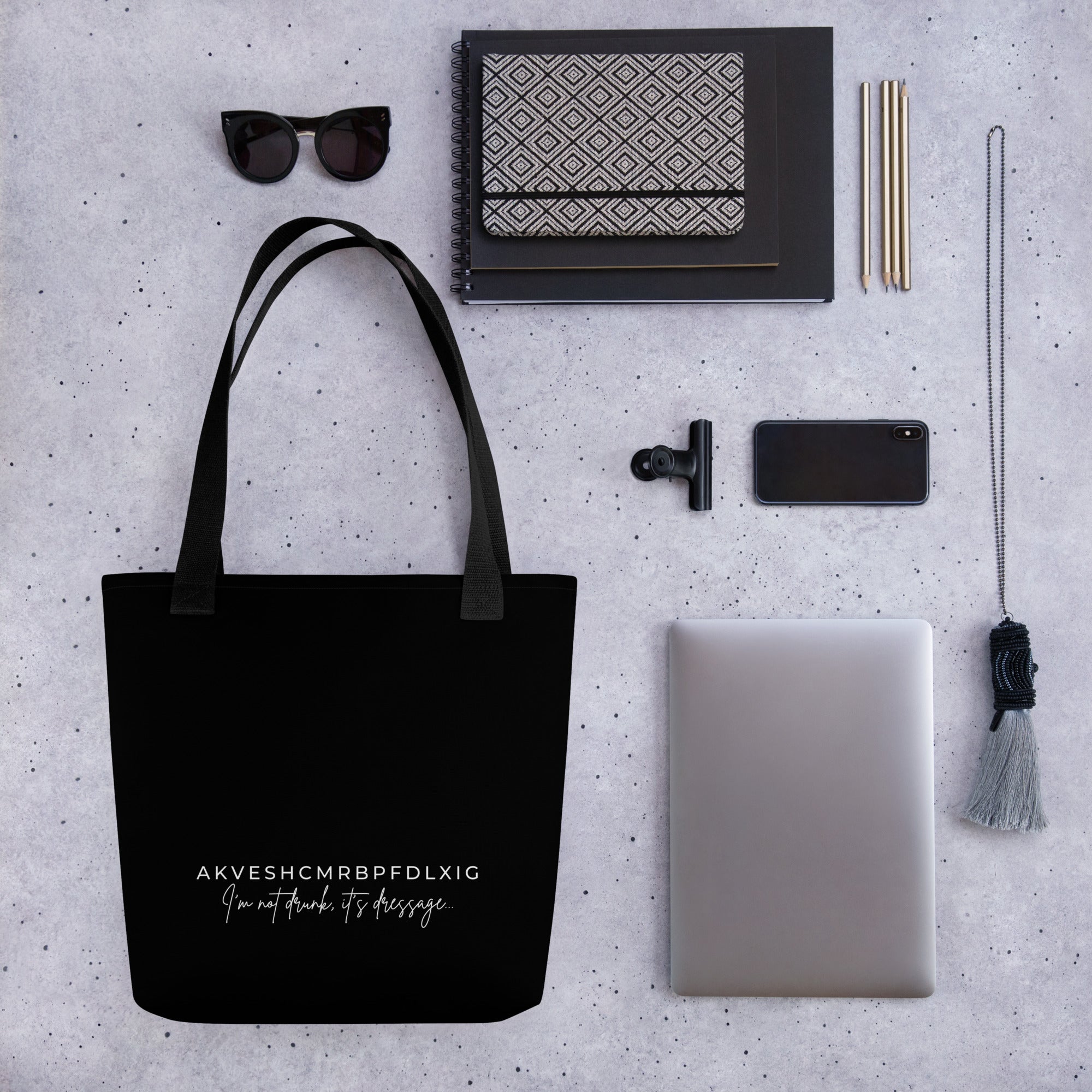 ”It’s dressage” Tote Bag