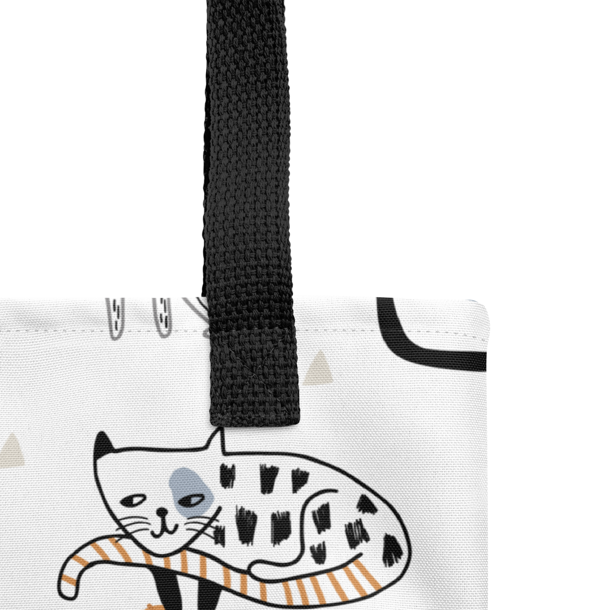 Curious Cat Tote Bag