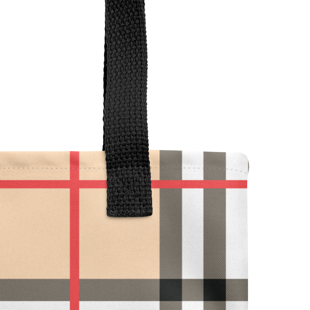 Burberry Style Tote Bag