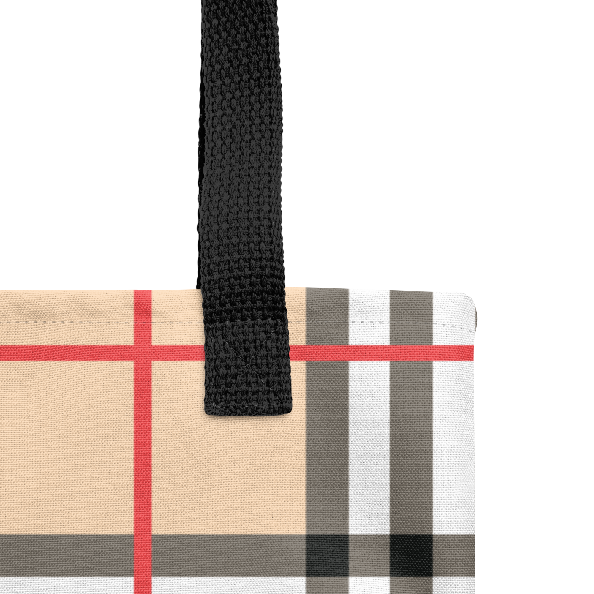 Burberry Style Tote Bag