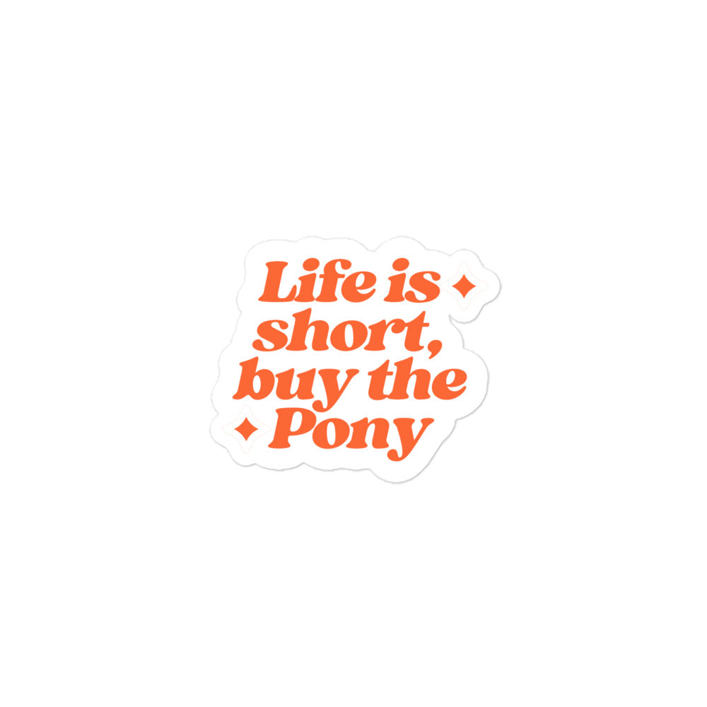 Buy the Pony Sticker