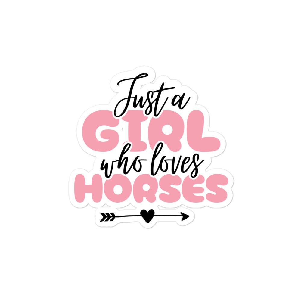 Horse Girl Sticker
