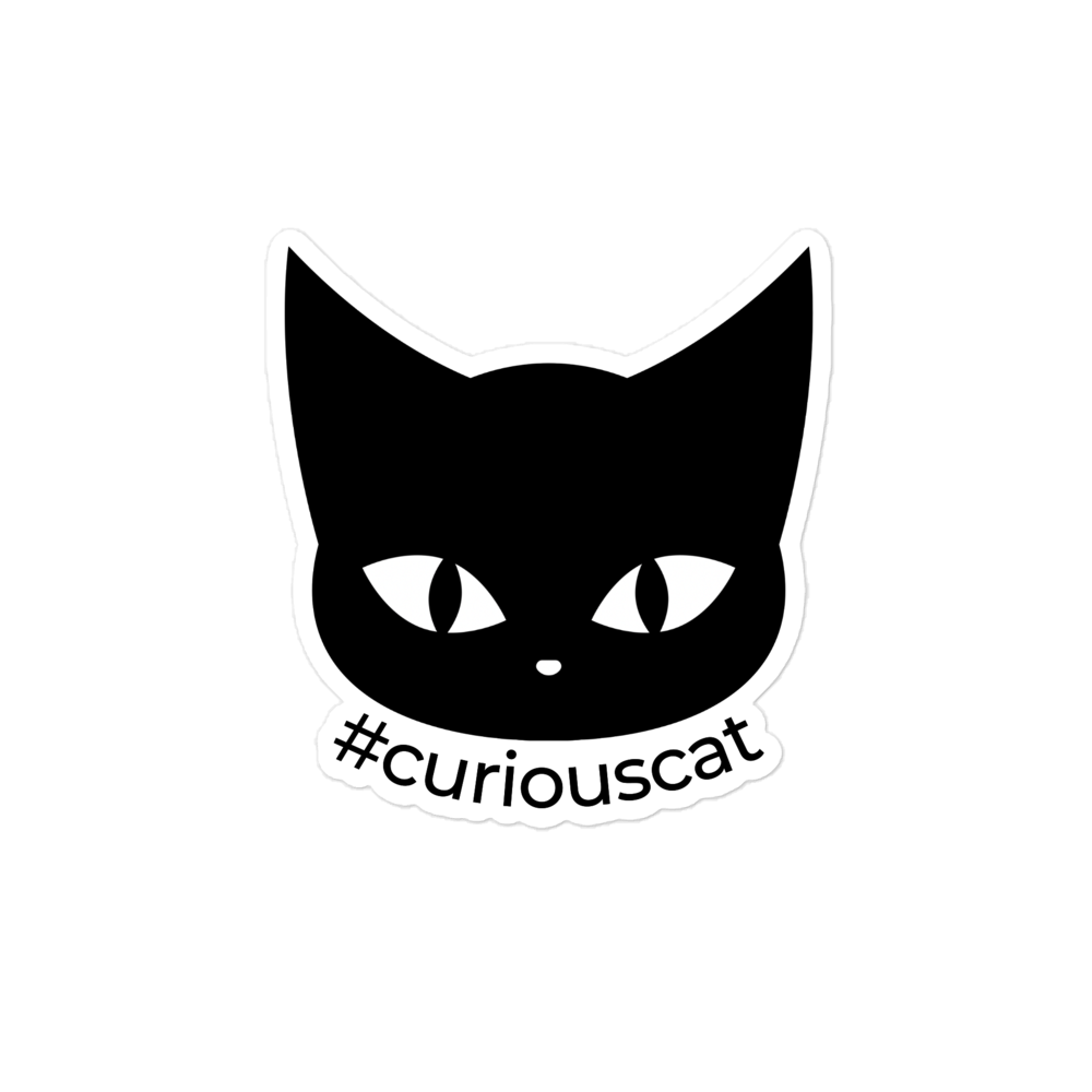 Curious Cat Sticker Stable & Style