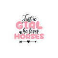 Horse Girl Sticker