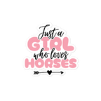 Horse Girl Sticker