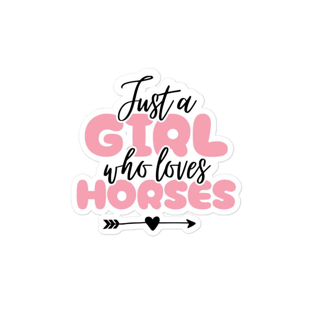 Horse Girl Sticker