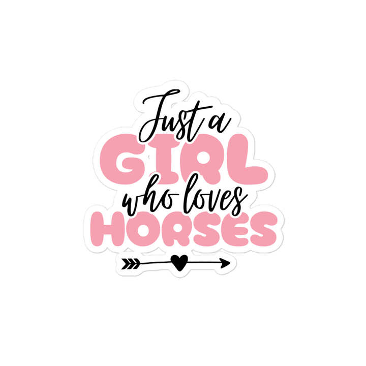 Horse Girl Sticker