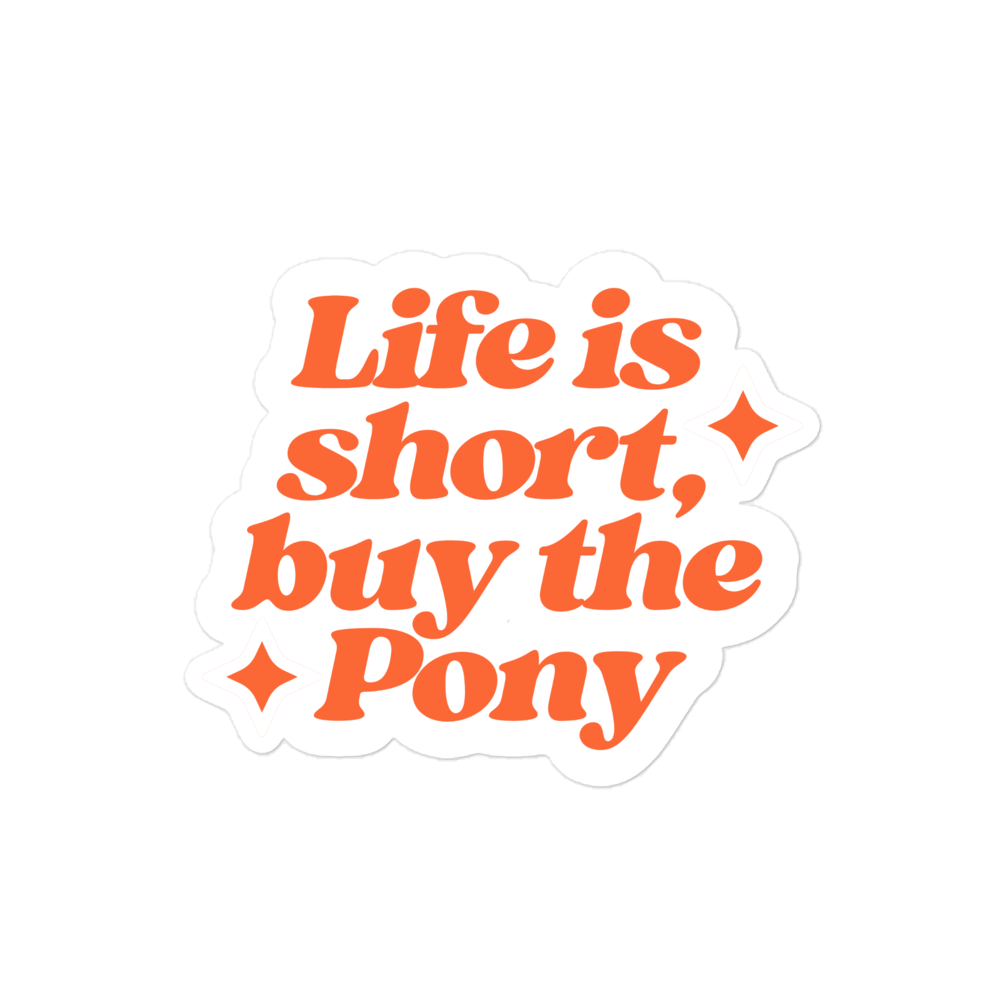 Buy the Pony Sticker