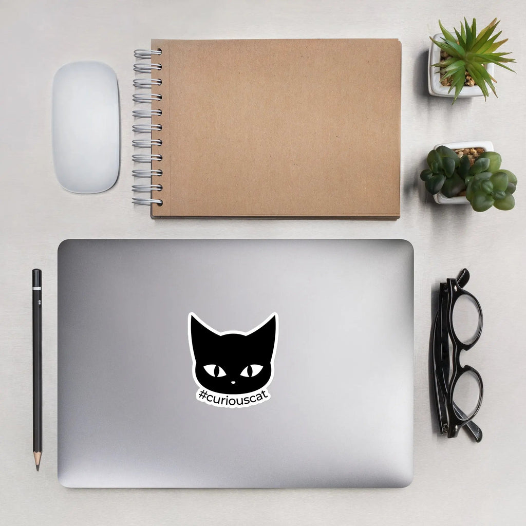 Curious Cat Sticker Stable & Style
