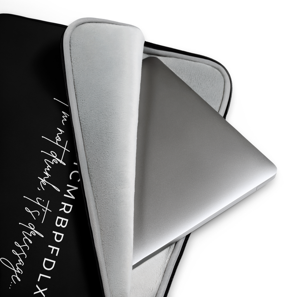 "It's dressage" Laptop Sleeve