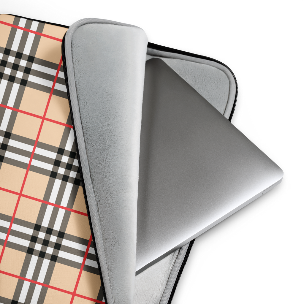 Burberry Style Laptop Sleeve