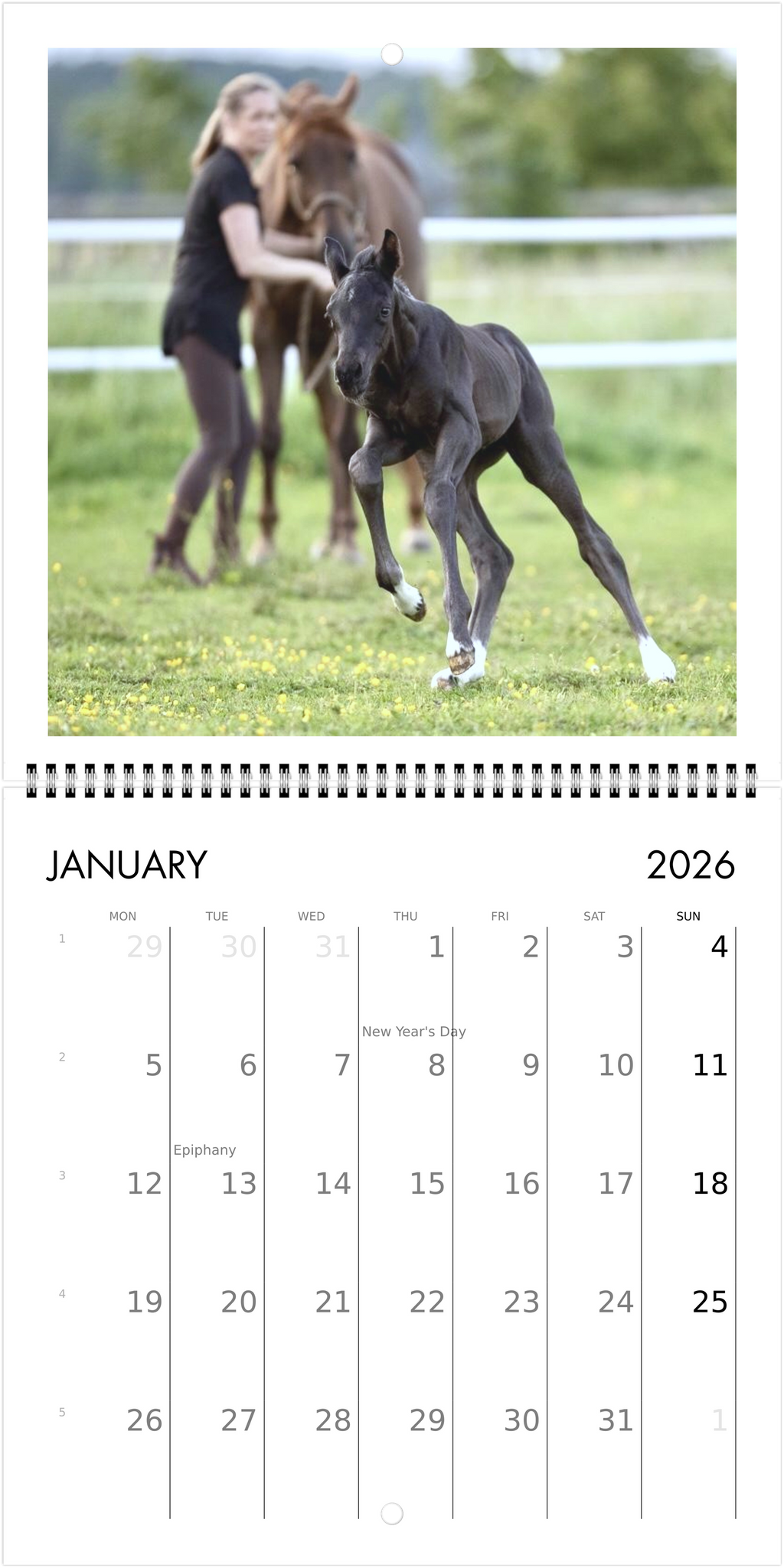 Custom Square Wall Calendar