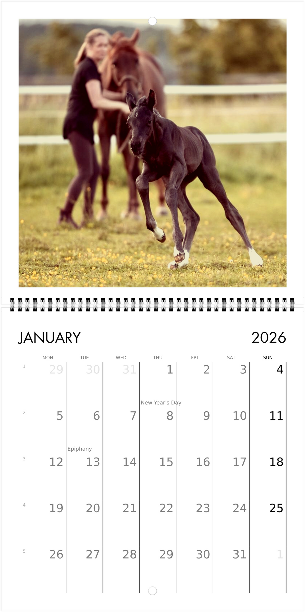 Custom Square Wall Calendar