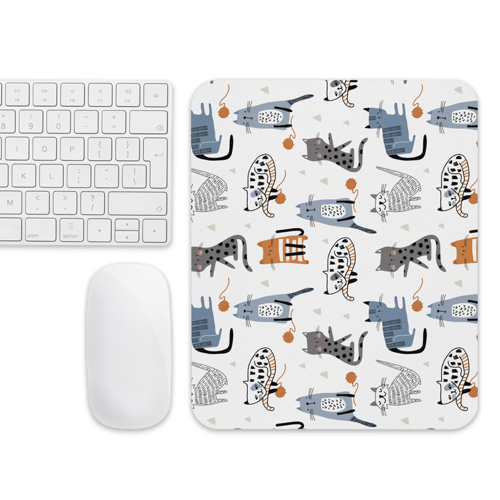 Curious Cat Mouse Pad