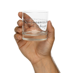 ”It’s dressage” Rocks Glass