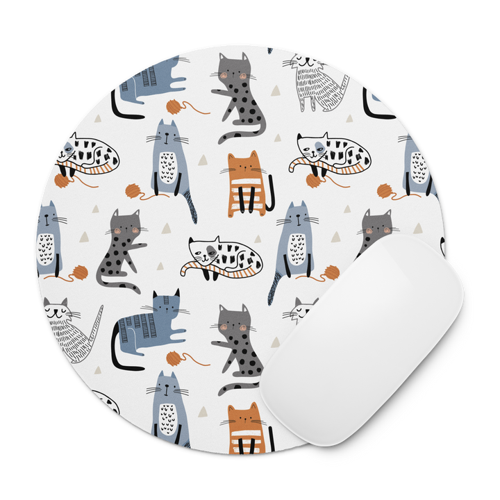 Curious Cat Mouse Pad