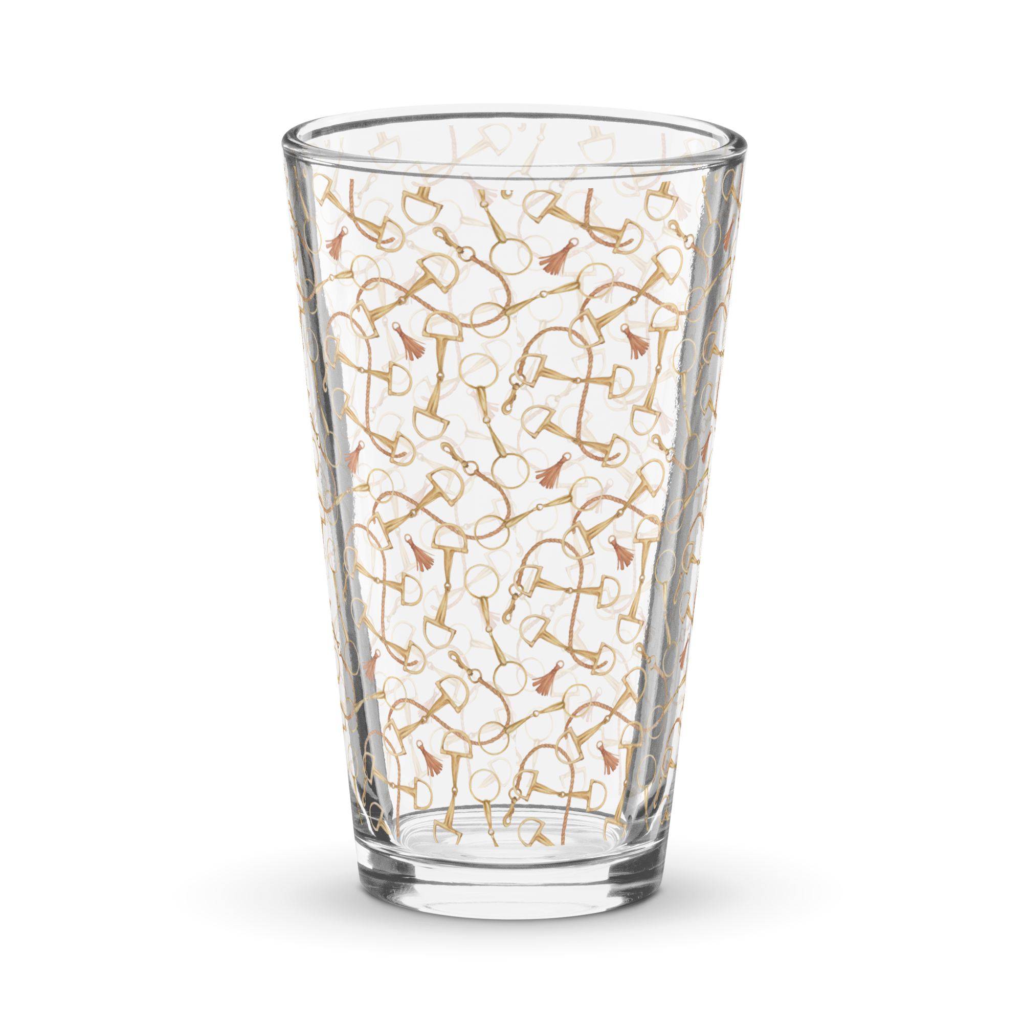 Pretty Pint Glass