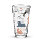 Curious Cat Pint Glass
