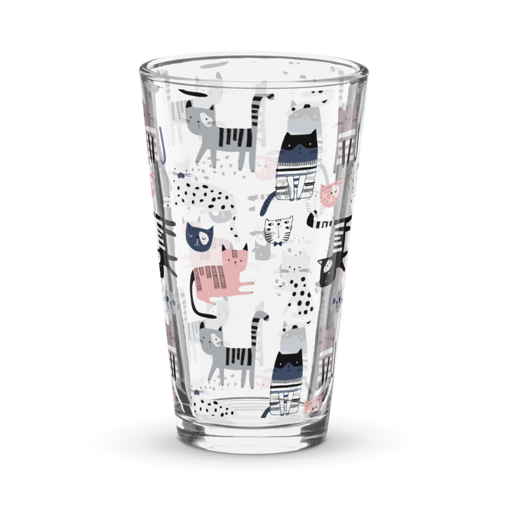 Curious Cat Pint Glass