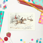 The Ladies Race Postcard