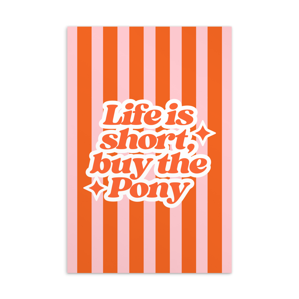 Buy the Pony Postcard