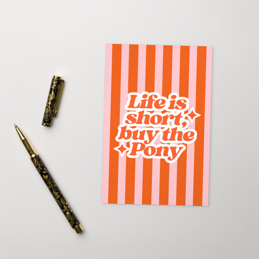 Buy the Pony Postcard