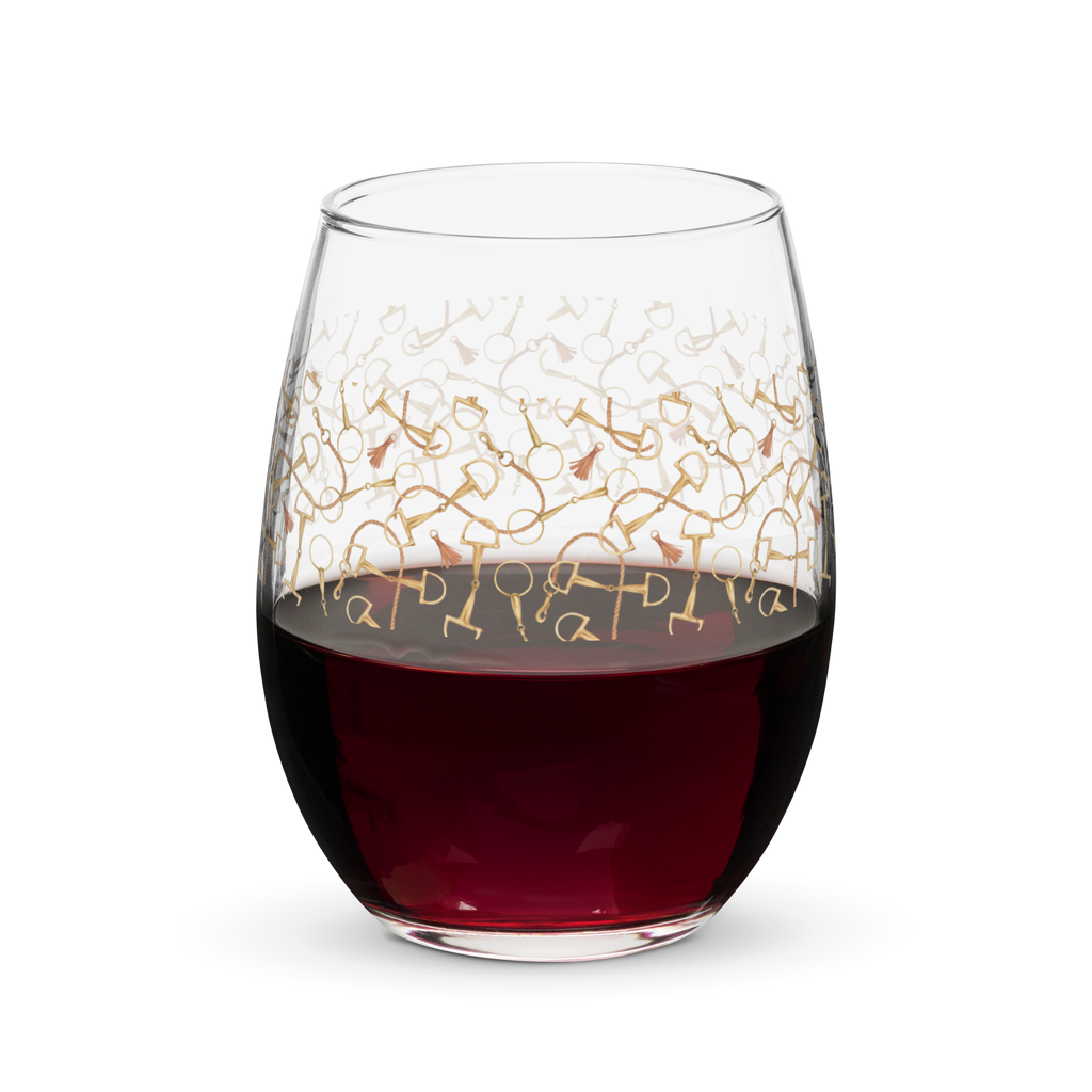 Pretty Stemless Wine Glass