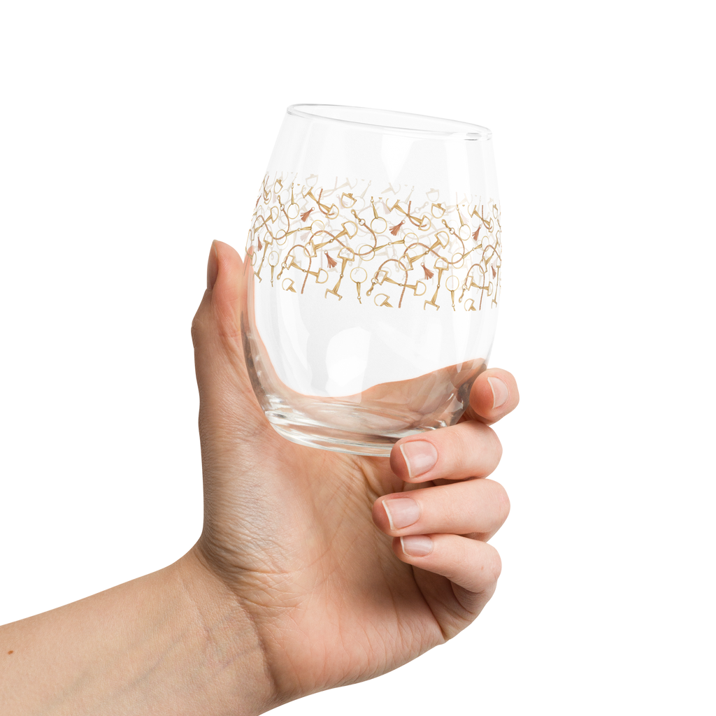 Pretty Stemless Wine Glass