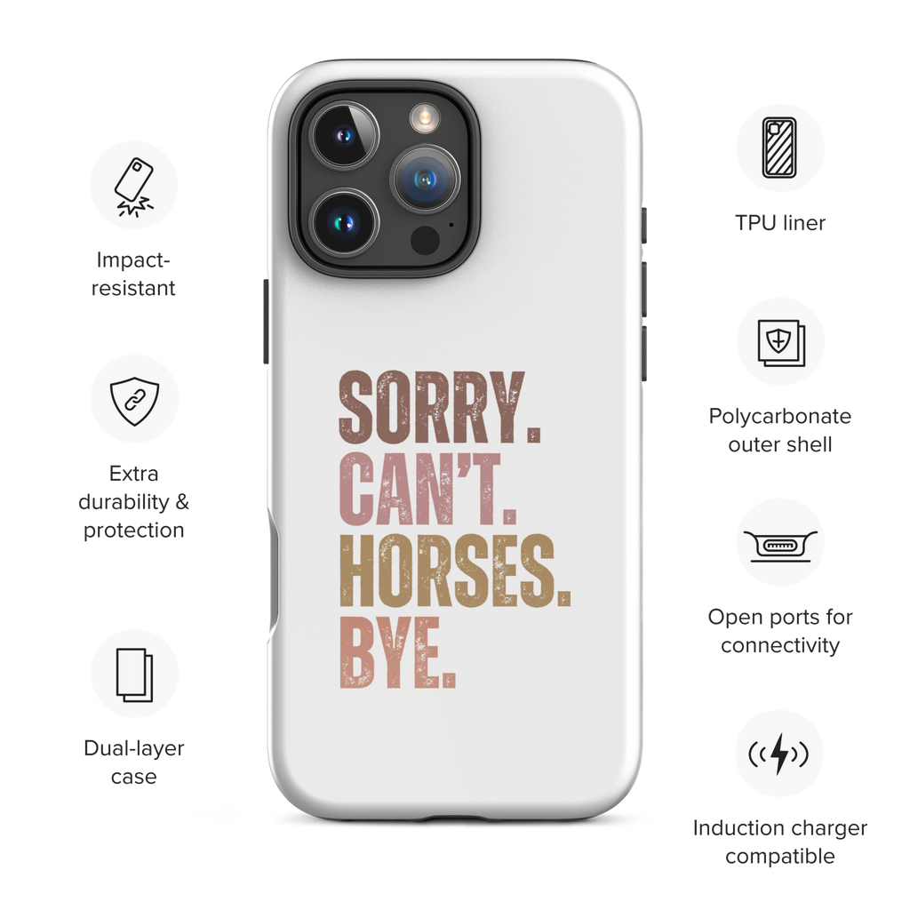 Horse Geek Tough Case