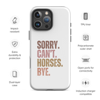 Horse Geek Tough Case
