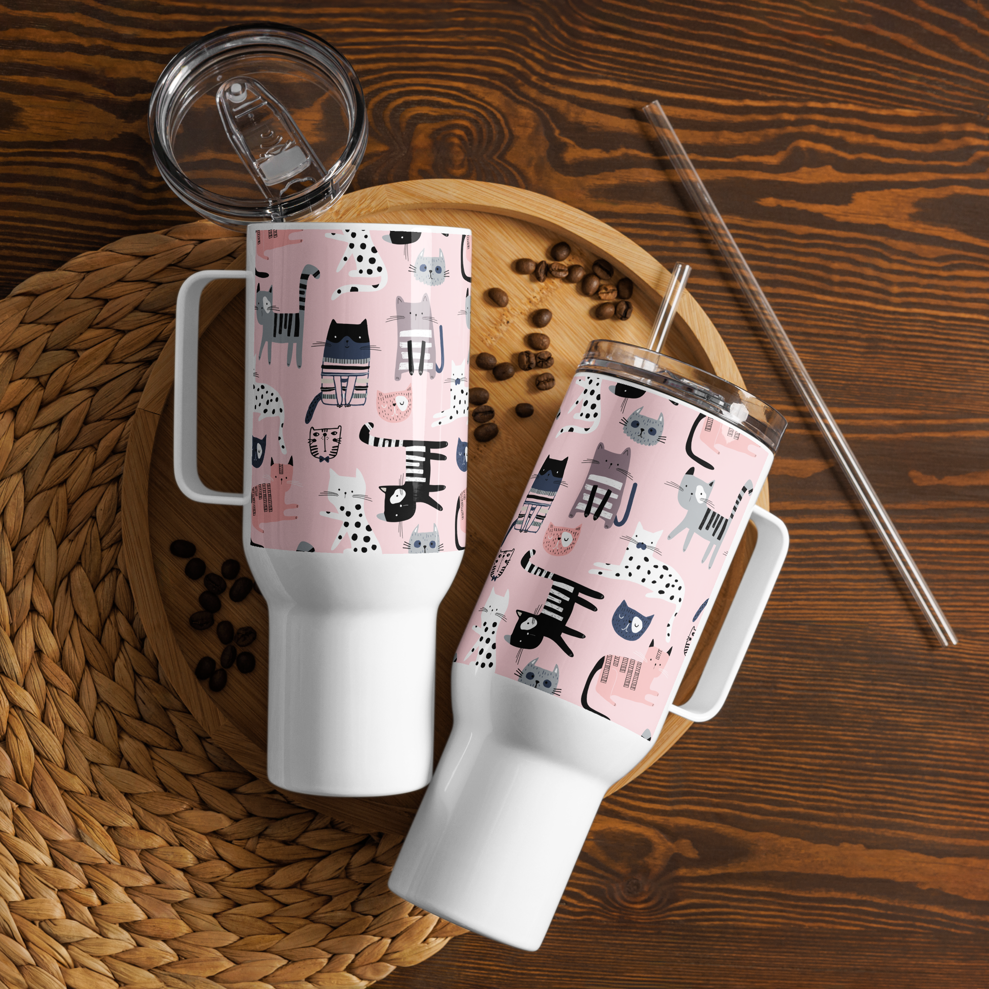 Curious Cat Travel Mug