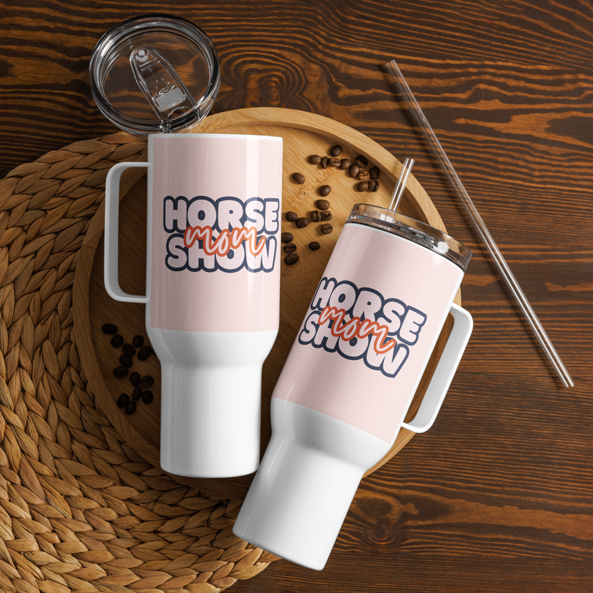 Horse Show Mom Travel Mug