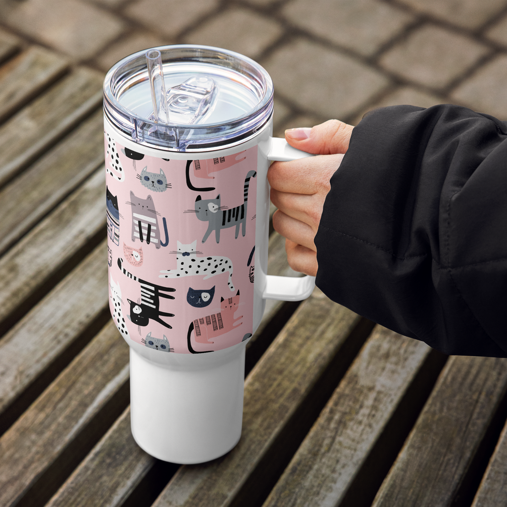 Curious Cat Travel Mug