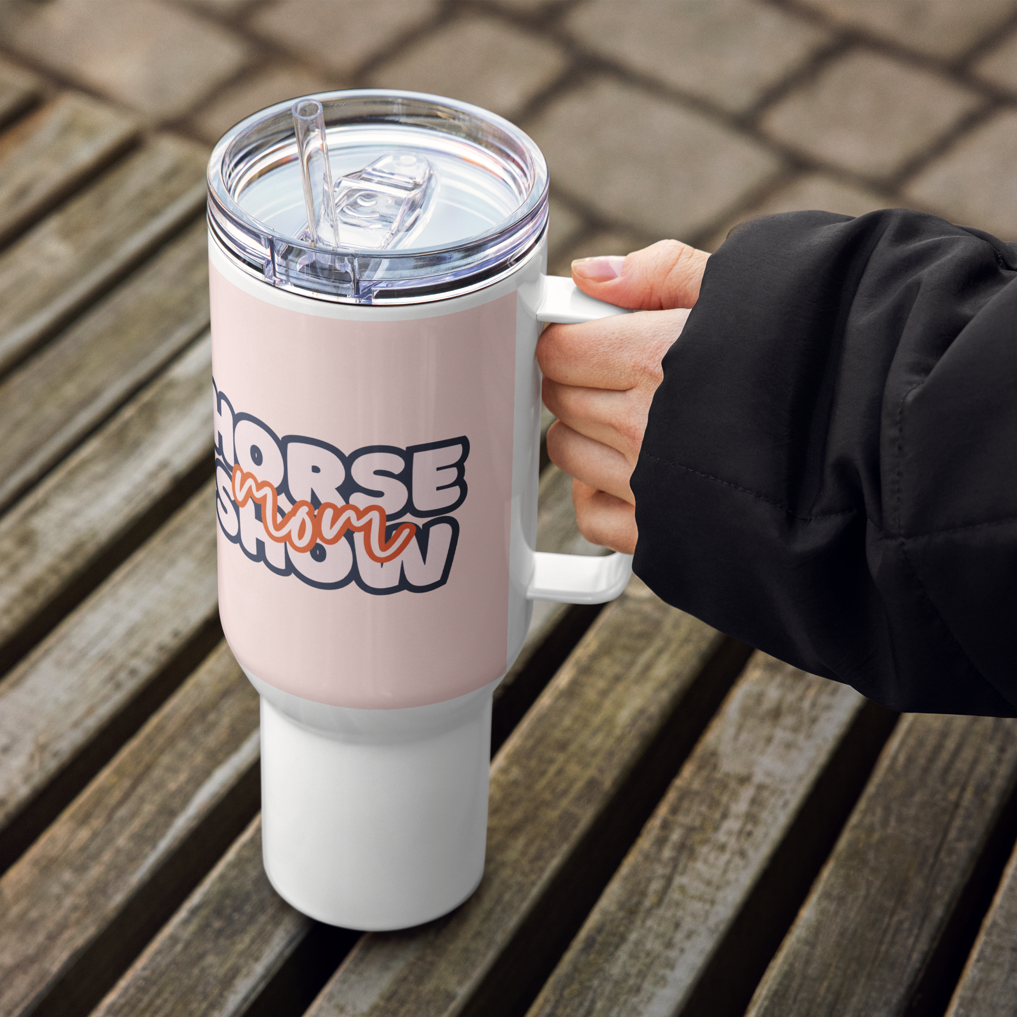 Horse Show Mom Travel Mug